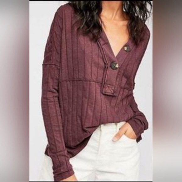 We The Free People Long Sleeve Top - Picture 1 of 6